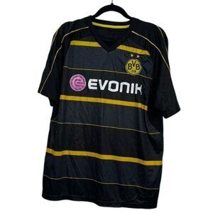 Borussia Dortmund Tijuana F.C. Soccer Jersey Black/Yellow Mens M Polyester Sport
